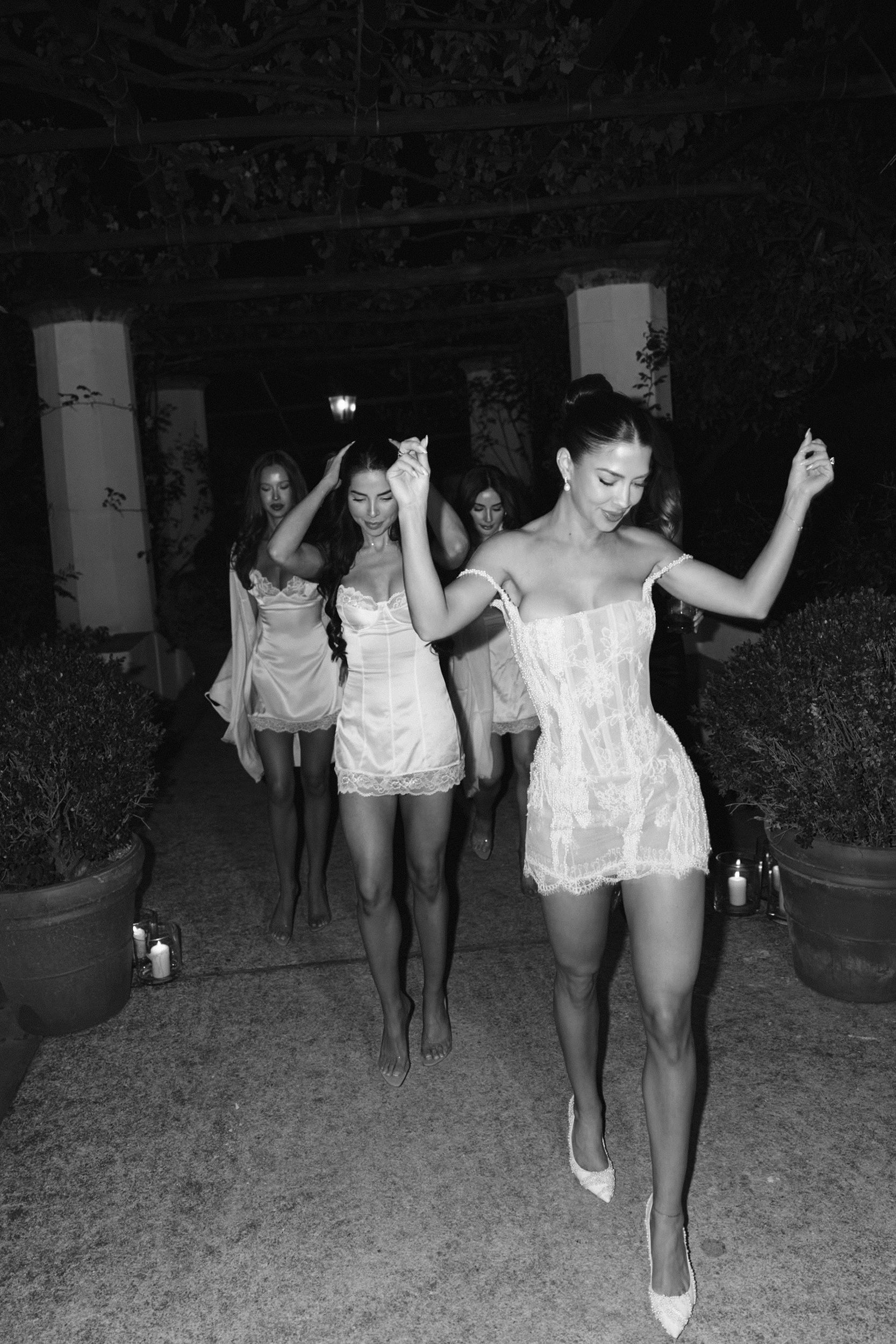 Rachel Pearl Mini Dress